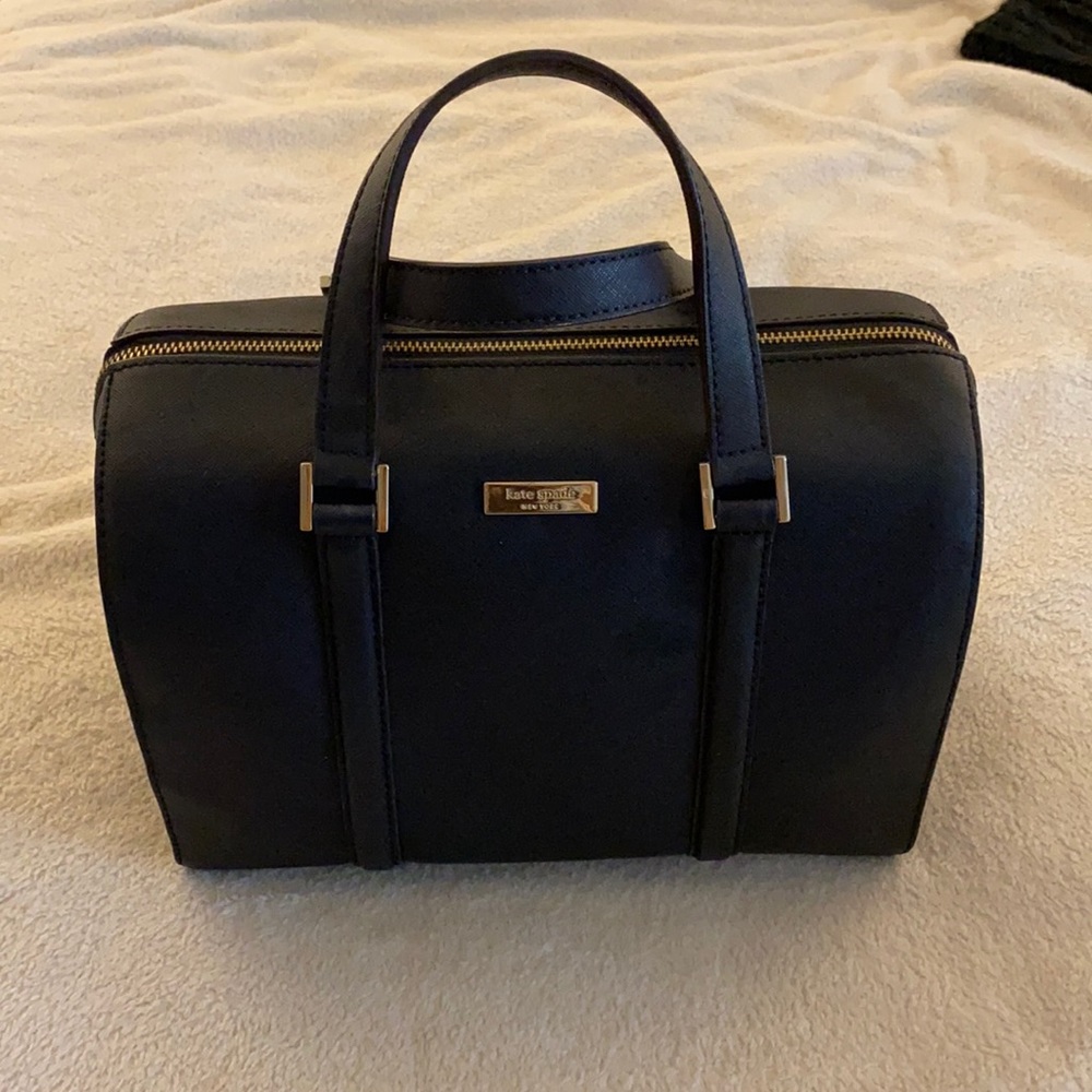Kate Spade Black speedy bag with Shoulder strap